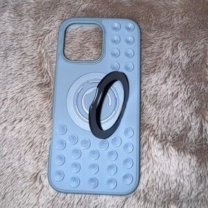 blue iPhone Case with Stand